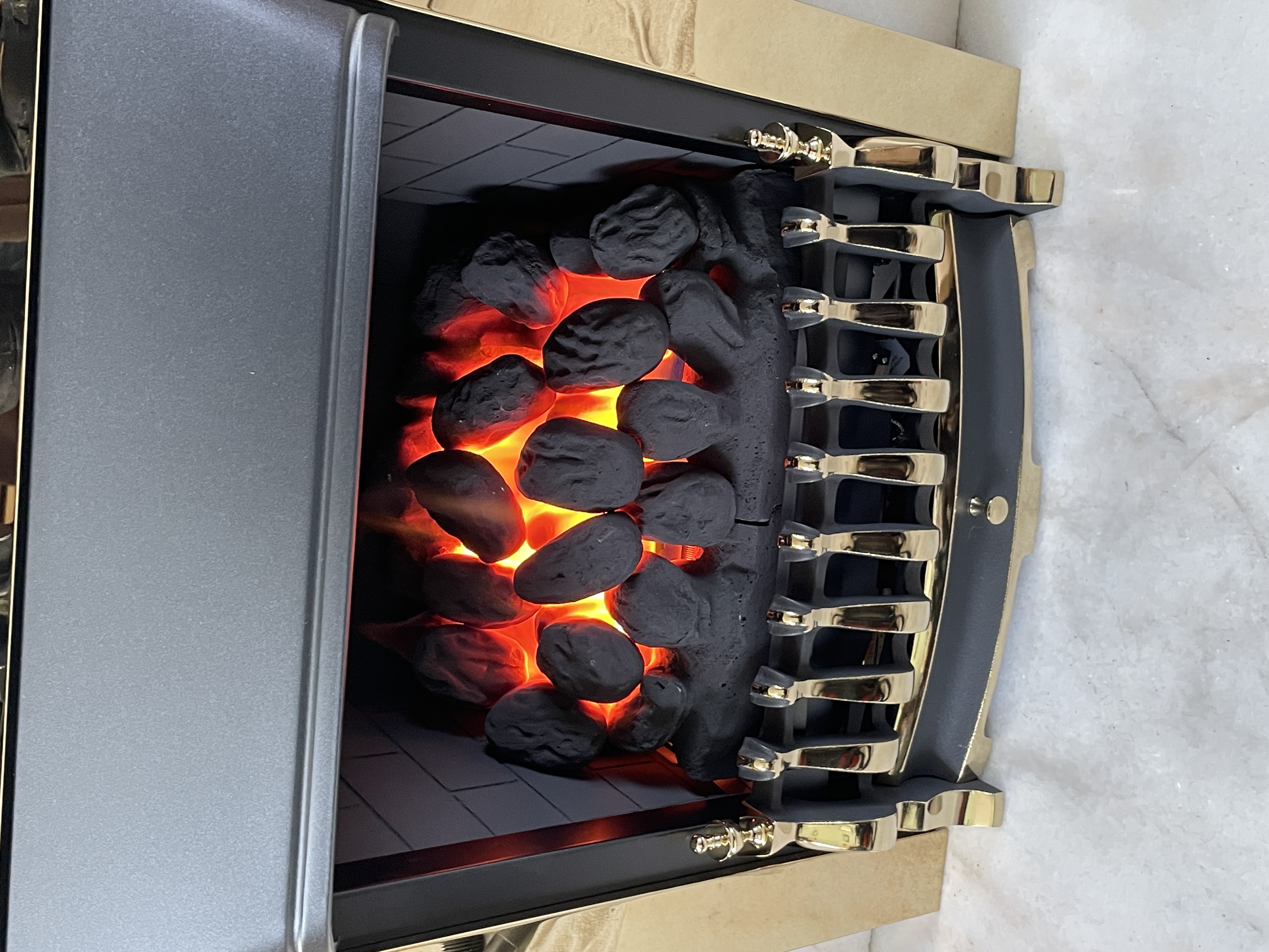Traditional gas fire